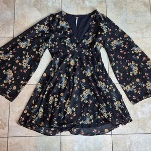 Floral Bell Sleeve Dress